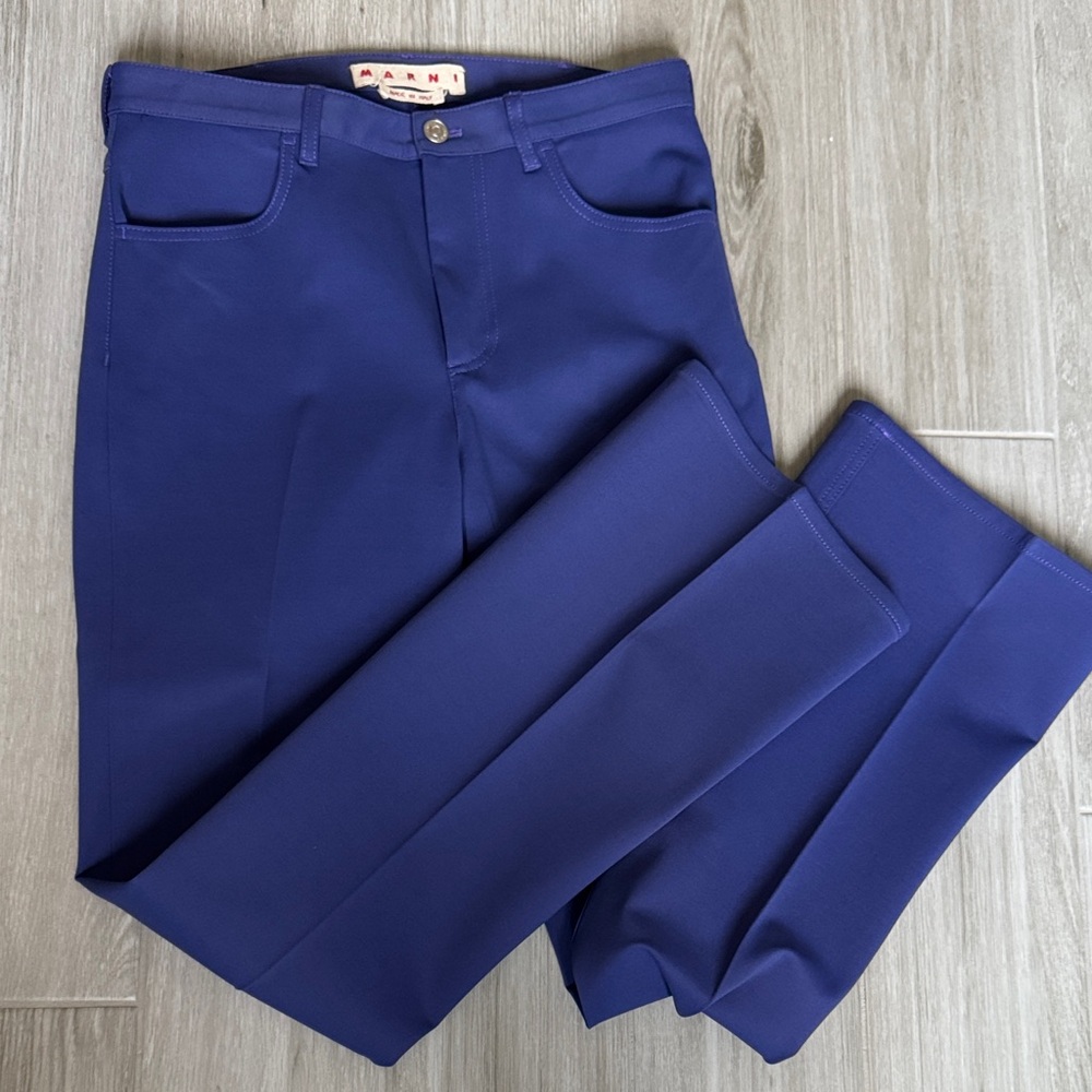 Marni stretch Blue Pants